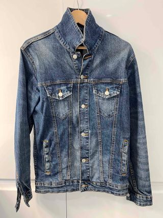 Cazadora vaquera hombre azul