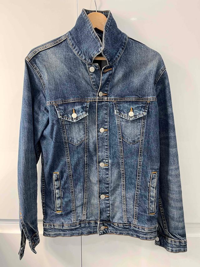 Cazadora vaquera hombre azul