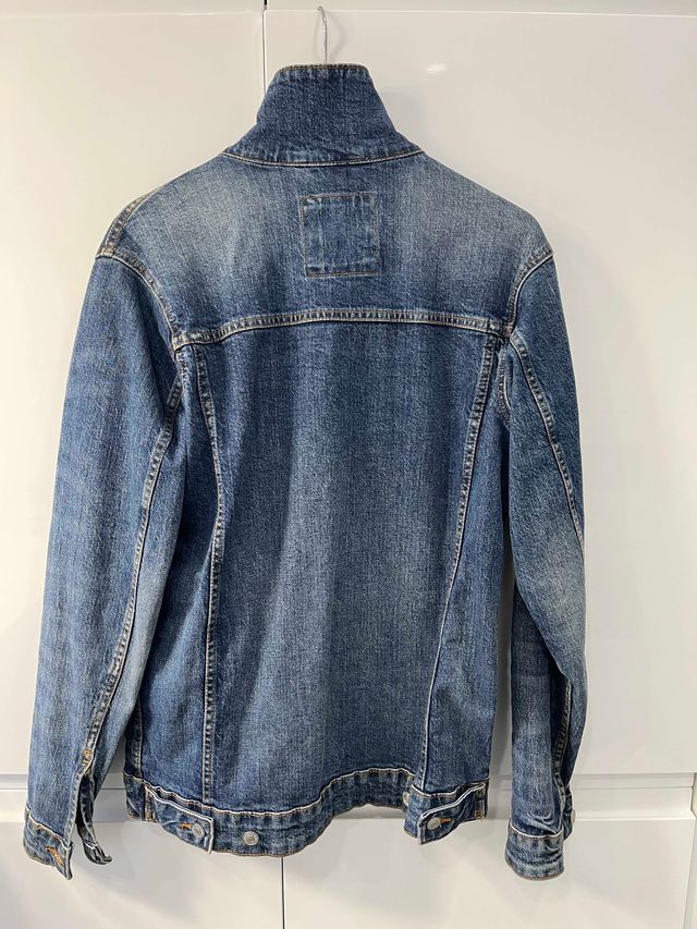 Cazadora vaquera hombre azul