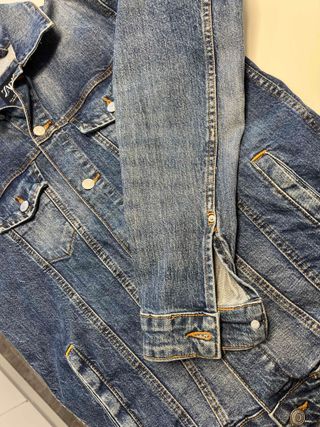 Cazadora vaquera hombre azul