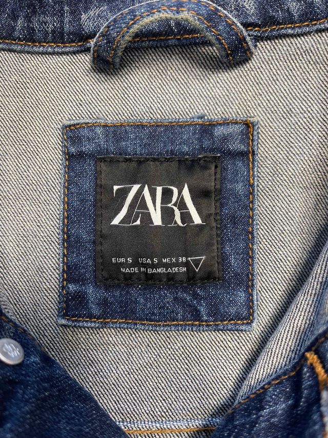 Cazadora vaquera hombre azul