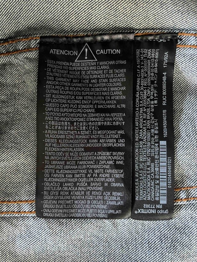 Cazadora vaquera hombre azul