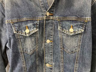 Cazadora vaquera hombre azul