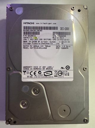 Disco Duro Hitachi 1TB SATA 7200RPM