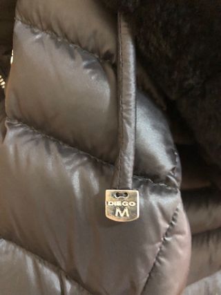 Plumífero Negro Diego M Mujer