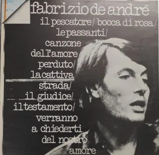 LP Fabrizio De André - Vinile