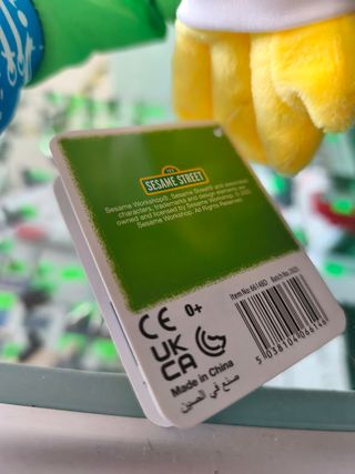 Peluche Becas Rua Sésamo 44cm