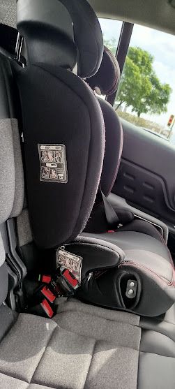 Silla coche Grupo 2/3 Isofix ajustable