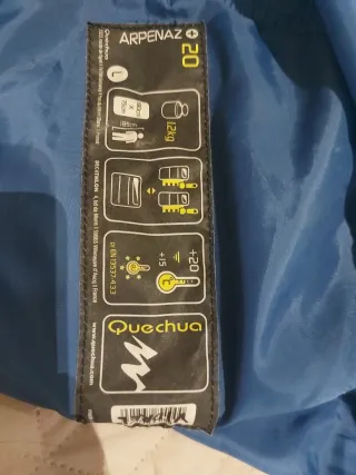 Saco de dormir 70x182 cm. Decathlon Arpenaz20