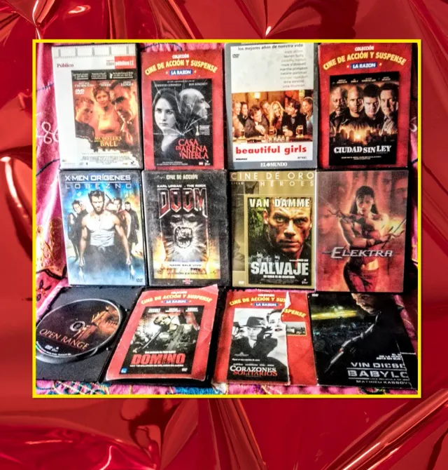 DVDS PELÍCULAS DISTINTOS GÉNEROS:1X1,5 €