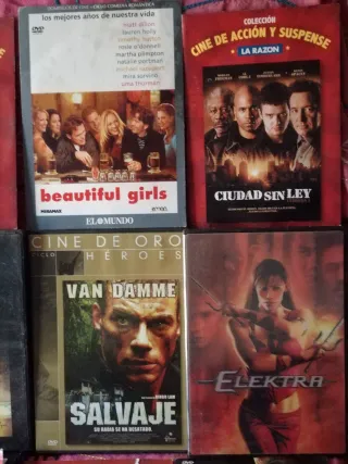 DVDS PELÍCULAS DISTINTOS GÉNEROS:1X0,5€