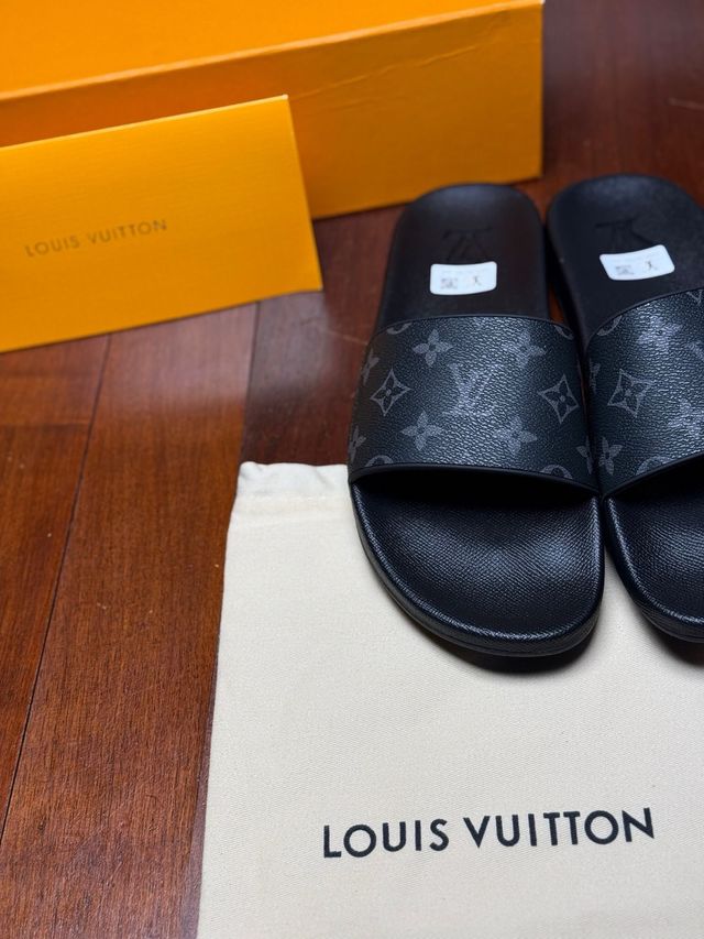 Ciabatte Louis Vuitton Nere/Grigie