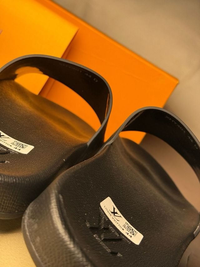 Ciabatte Louis Vuitton Nere/Grigie