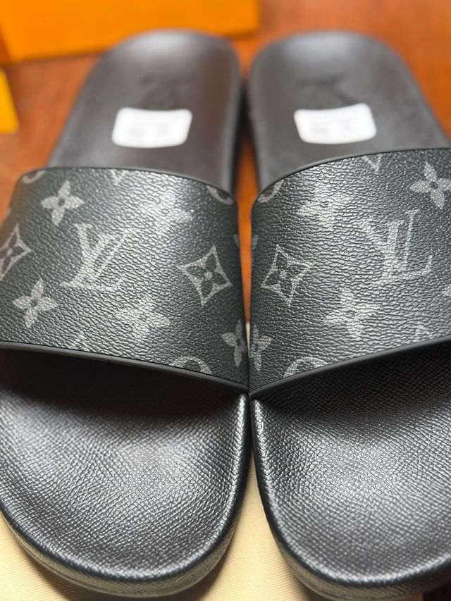 Ciabatte Louis Vuitton Nere/Grigie