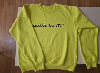 Sudadera amarilla mujer