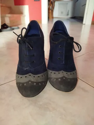 Décolleté Oxford Camoscio Donna 37.5