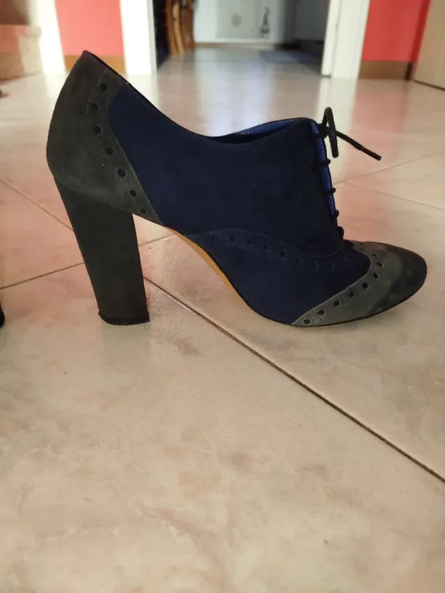 Décolleté Oxford Camoscio Donna 37.5