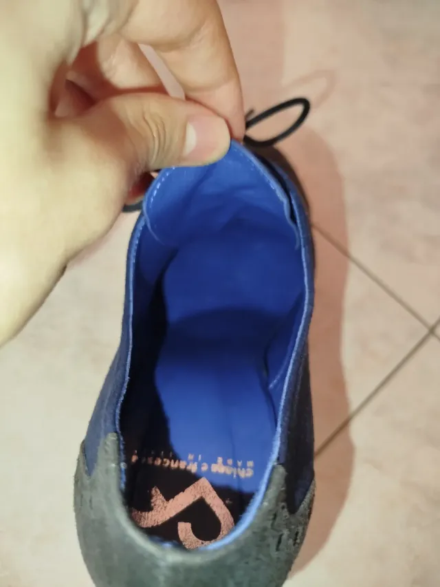 Décolleté Oxford Camoscio Donna 37.5