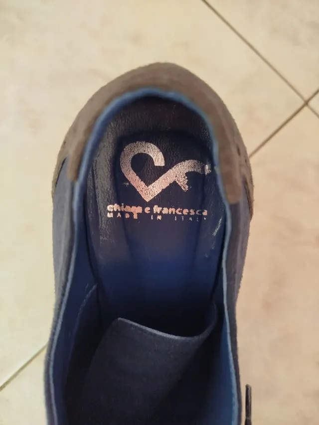 Décolleté Oxford Camoscio Donna 37.5