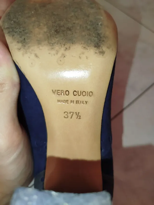 Décolleté Oxford Camoscio Donna 37.5