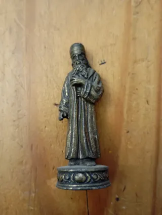 Miniatura em bronze - figura masculina