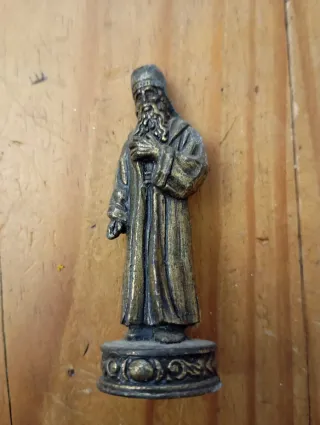 Miniatura em bronze - figura masculina