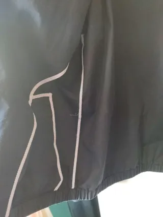 Cazadora de lona azul