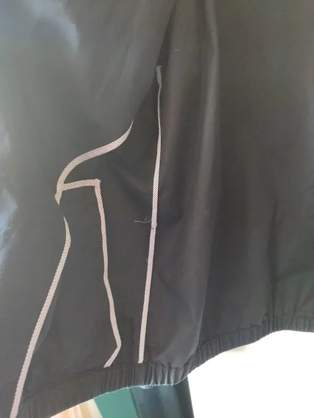 Cazadora de lona azul