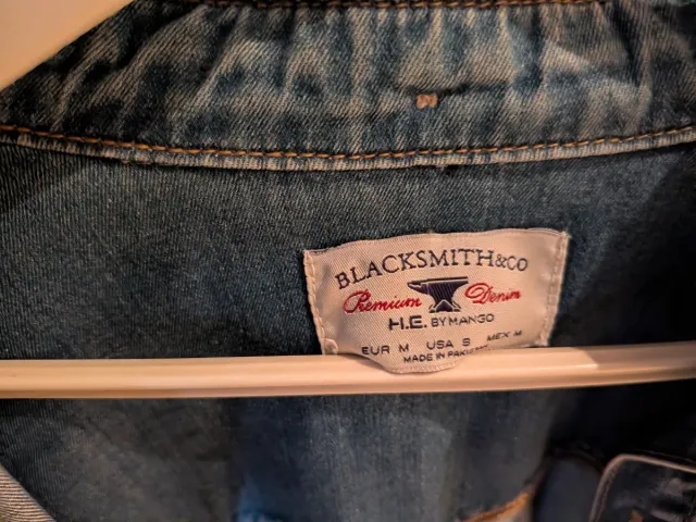 Camisa vaquera Mango talla m