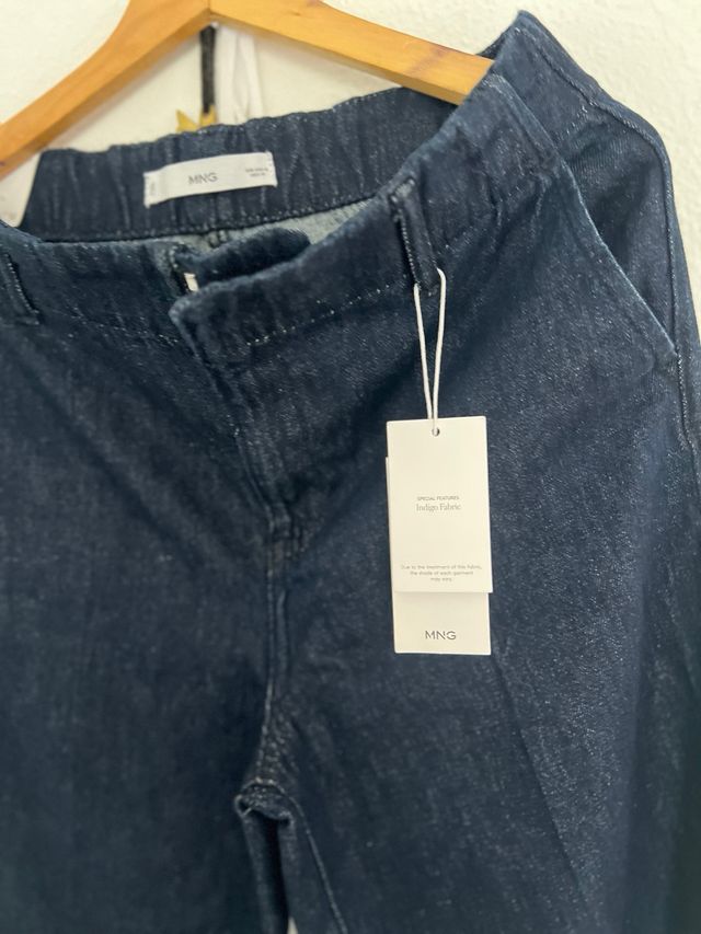 Vaquero Mango regular fit de cintura alta M