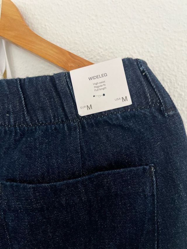 Vaquero Mango regular fit de cintura alta M