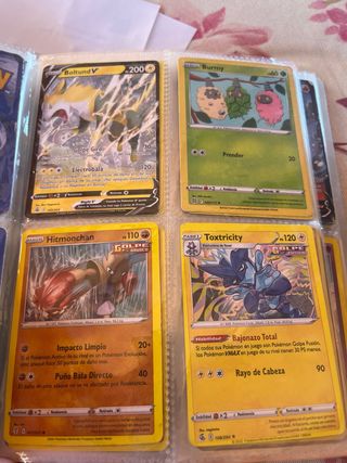 Álbum Cartas Pokémon Espada y Escudo mas cartas