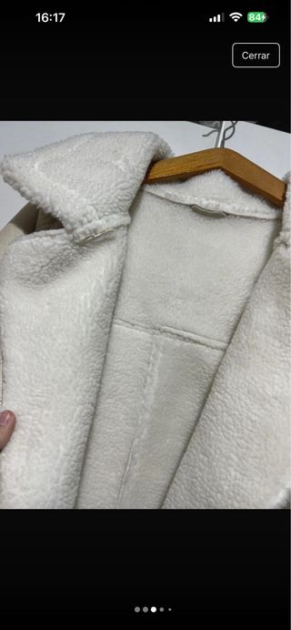 Chaqueta Biker Beige con Borrego