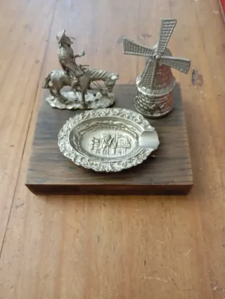 Miniatura Dom Quixote e Moinho