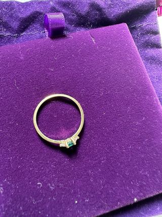 Anillo Aristocrazy Oro Esmeralda Brillantes