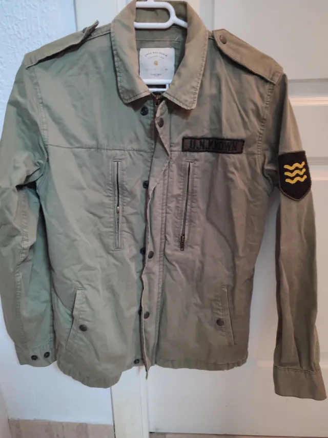 Chaqueta militar Zara hombre verde
