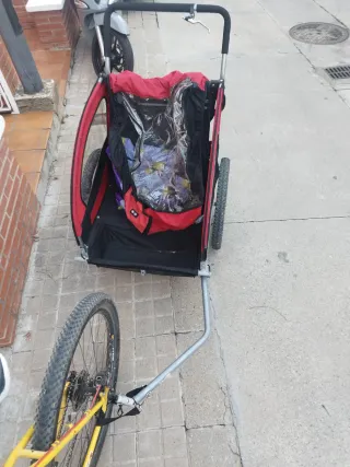 Remolque bicicleta para niños