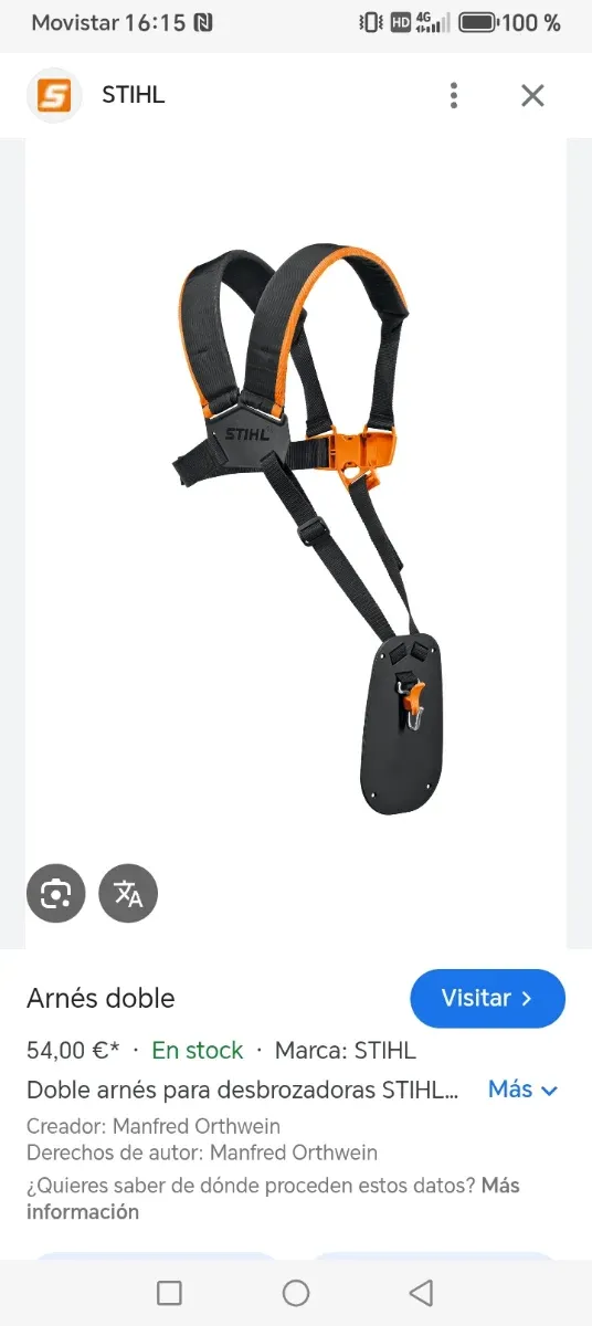 Arnés doble Stihl 4119-710-9001