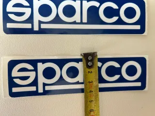4 Pegatinas Sparco Azul