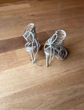 Sandalias Kurt Geiger Plata Talla 38