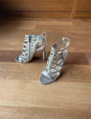 Sandalias Kurt Geiger Plata Talla 38