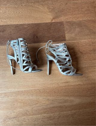 Sandalias Kurt Geiger Plata Talla 38