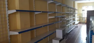 Estanterías metálicas tienda bazar varias medidas.