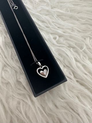 Collar Corazón con Circonitas