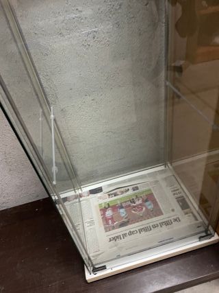 Vitrina expositora cristal Ikea