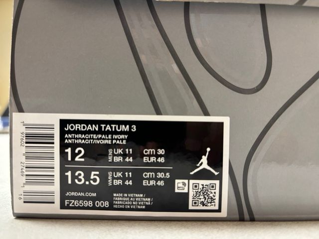 Nike Air Jordan Jason Tatum antracite