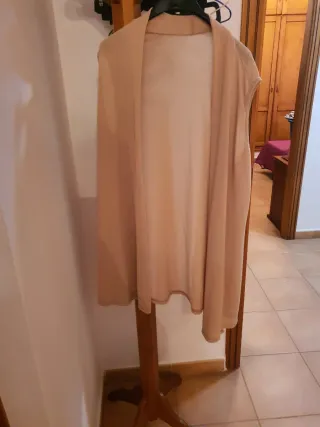 Chaleco beige talla única