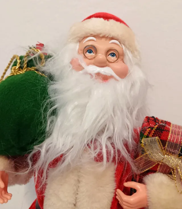 Babbo Natale cm 50 con sacco e regalo