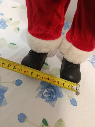 Babbo Natale cm 50 con sacco e regalo