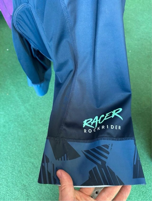 Culotte/Mono Ciclismo Negro y Azul Talla M